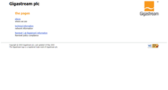 Desktop Screenshot of gigastream.net